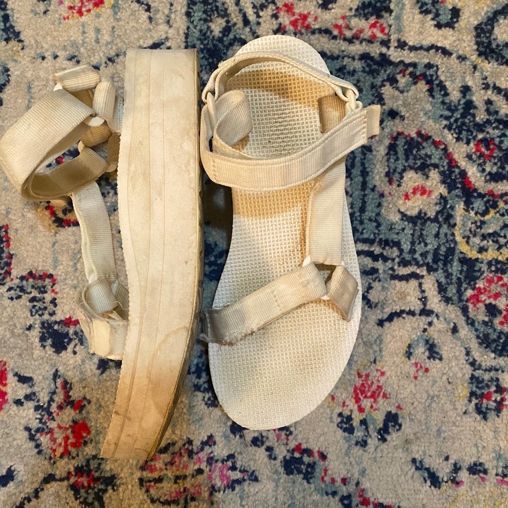 White Platform Tevas